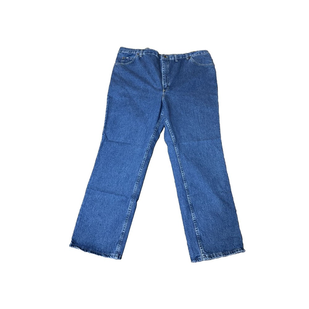 Lee Regular Fit Straight Leg Big/tall‎ Jeans Mens Size 48X 32 Blue Denim